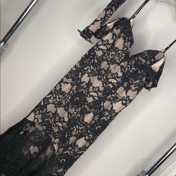 BLACK LACE DRESS - Picture 6 of 9